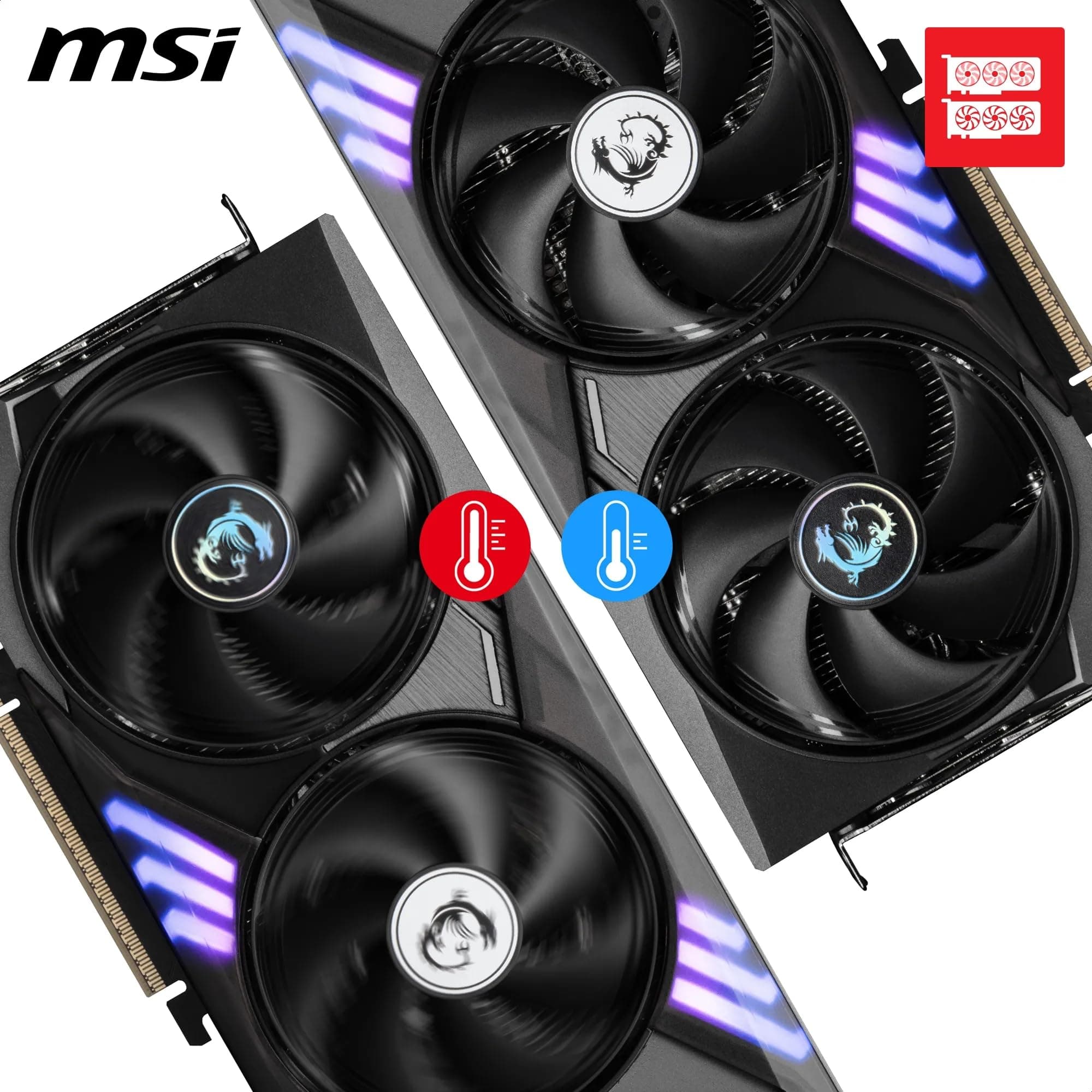 MSI GeForce RTX 5060 Ti 8G Gaming Trio OC - 8 GB GDDR7 (28Gbps/128-bit), PCIe 5, Boost: 2647 MHz, HDMI 2.1b, DisplayPort 2.1b Bild 5