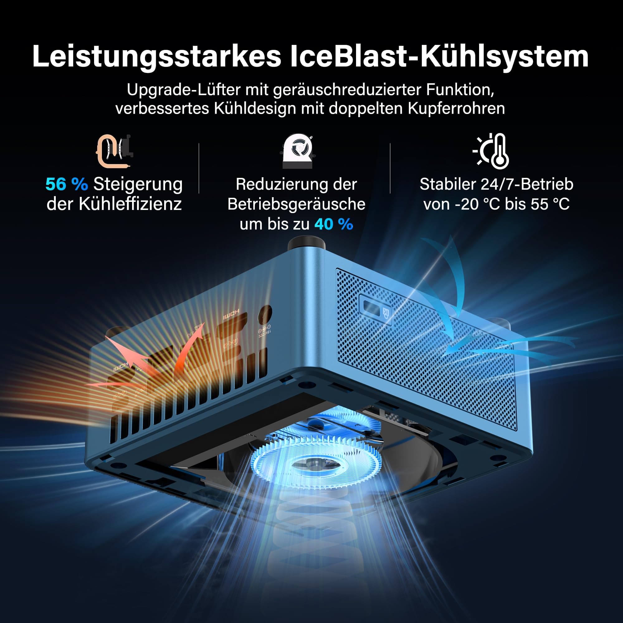 GEEKOM Mini PC IT12 2026 mit Intel i5-12450H[3-Jahren-Garantie], 16GB RAM & 512GB SSD(max. 96GB + 8TB) Windows 11 Pro Vorkonfiguriert, 8K Quad-Display, 2X USB 4.0, SD-Kartensteckplatz, für Business i5-12450H (16GB+512GB) Bild 6