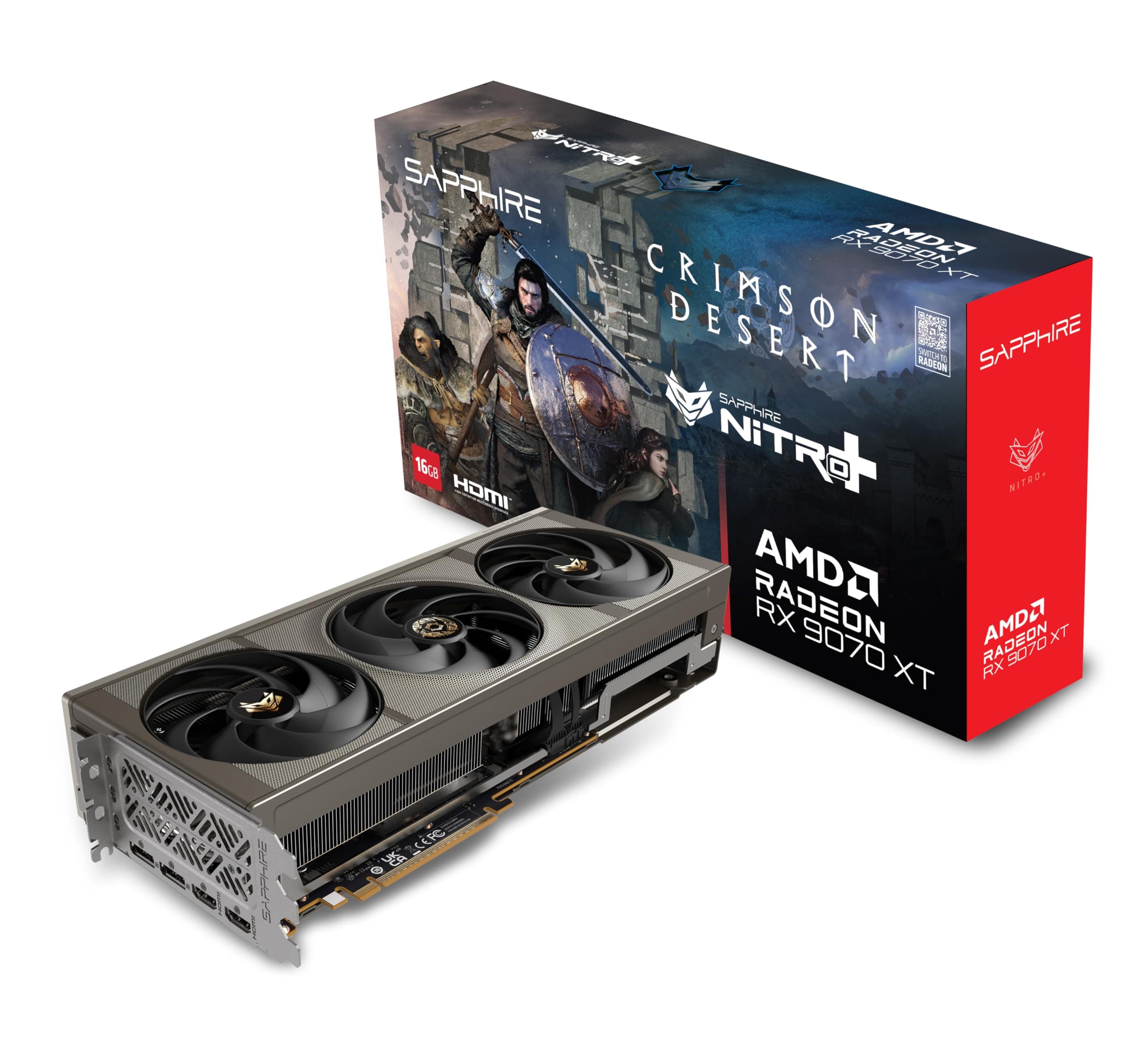 Sapphire Nitro+ AMD Radeon RX 9070 XT 16 GB Crimson Desert Version Gaming OC Bild 2