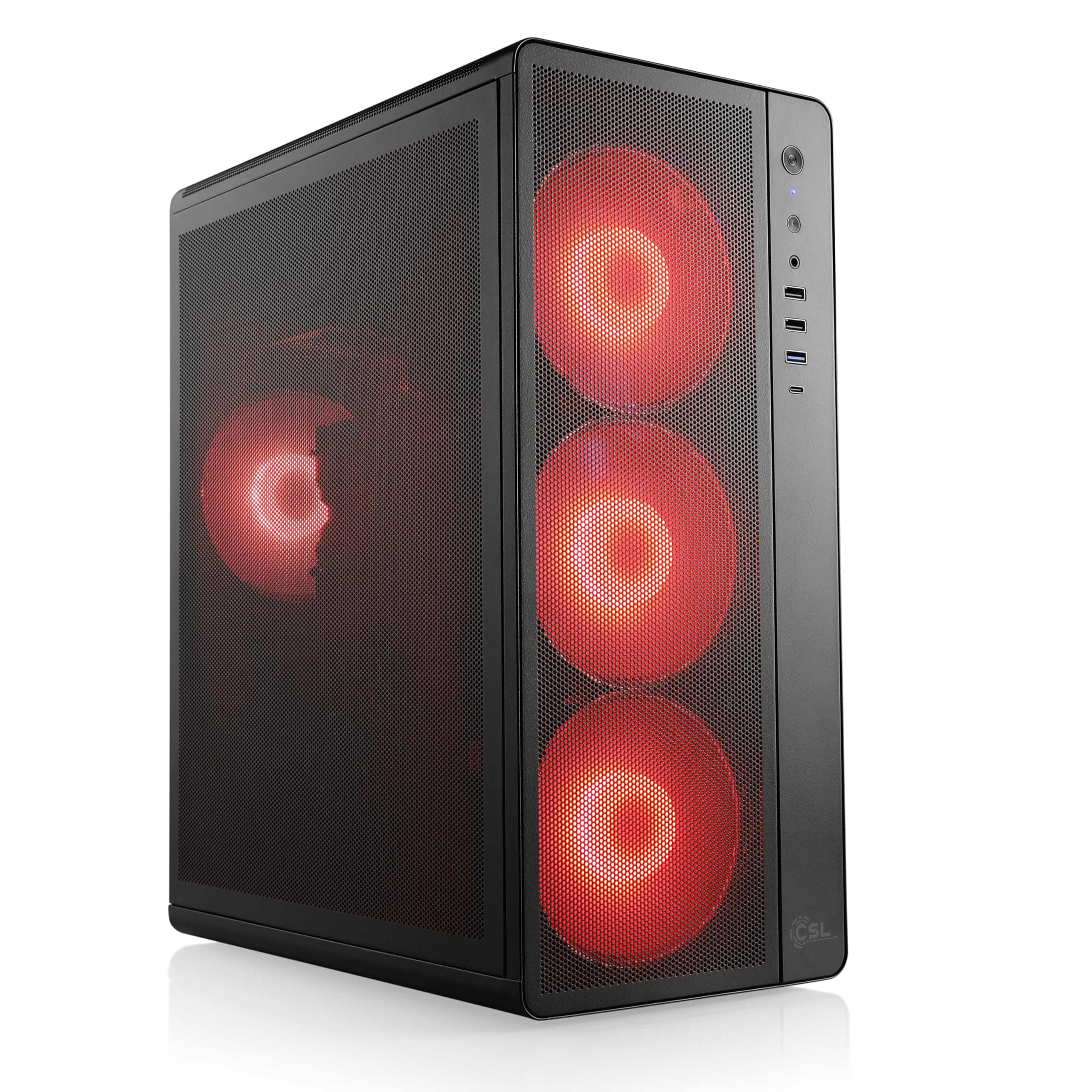 Gaming PC mit Windows 11 Pro | AMD Ryzen 7 5700 8X 3.7 GHz | RTX 5060 | 1000 GB M.2 NVMe | 16 GB DDR4 RAM | Computer für Zocker, Gamer Desktop Rechner zum Spielen | A16002