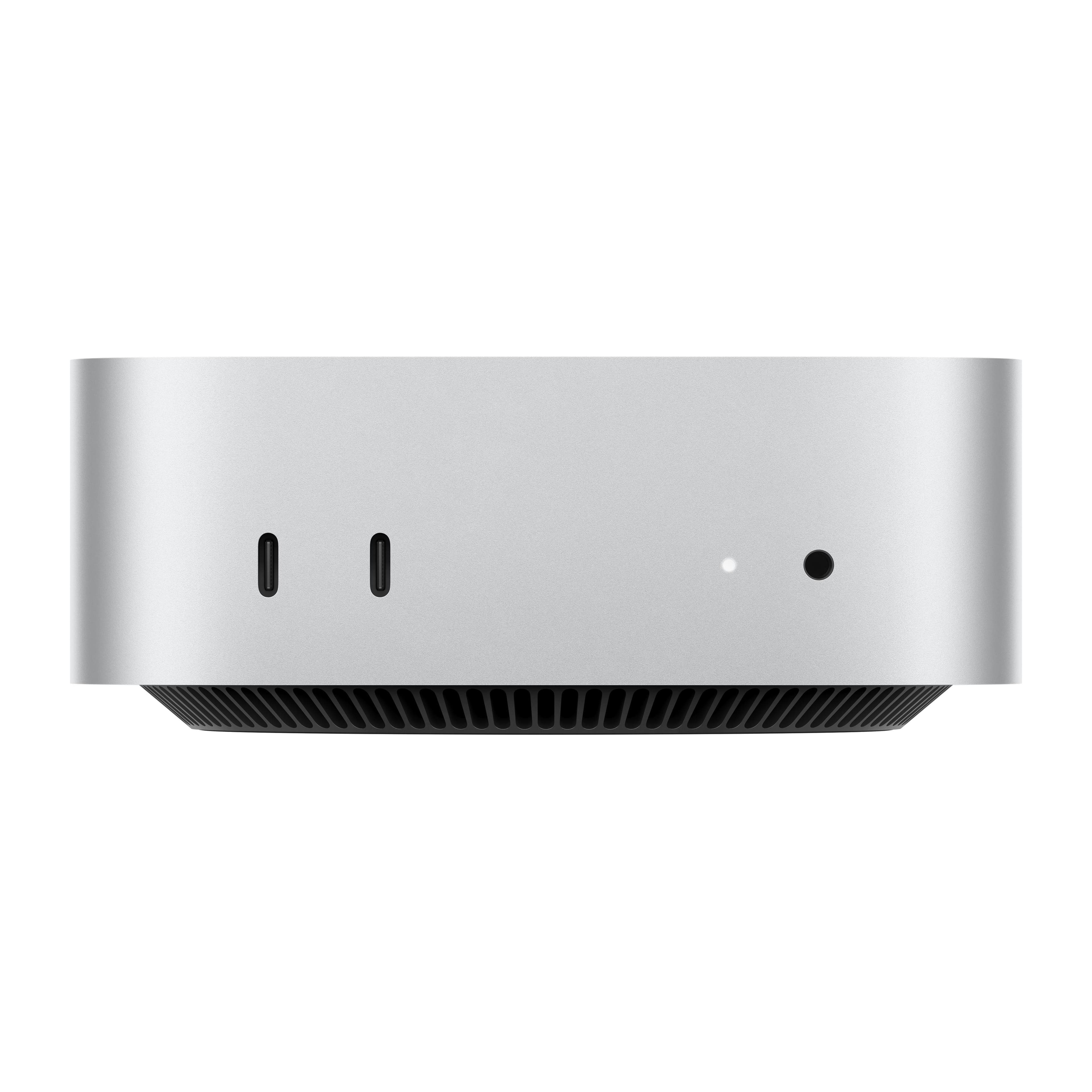 Mac mini, 2024, Silber, M4, 10-Core-CPU, 10-Core-GPU, 24GB, 512GB