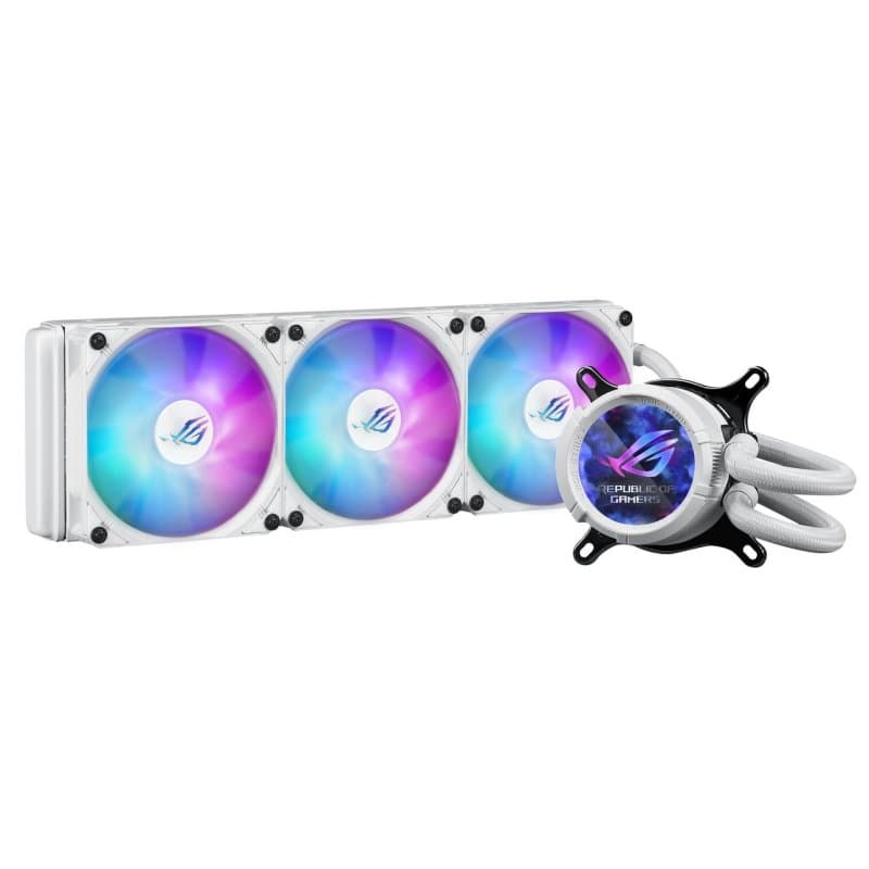 Flüssigkeitskühlung Asus ROG Strix LC III 360mm 3 Lüfter ARGB LCD
