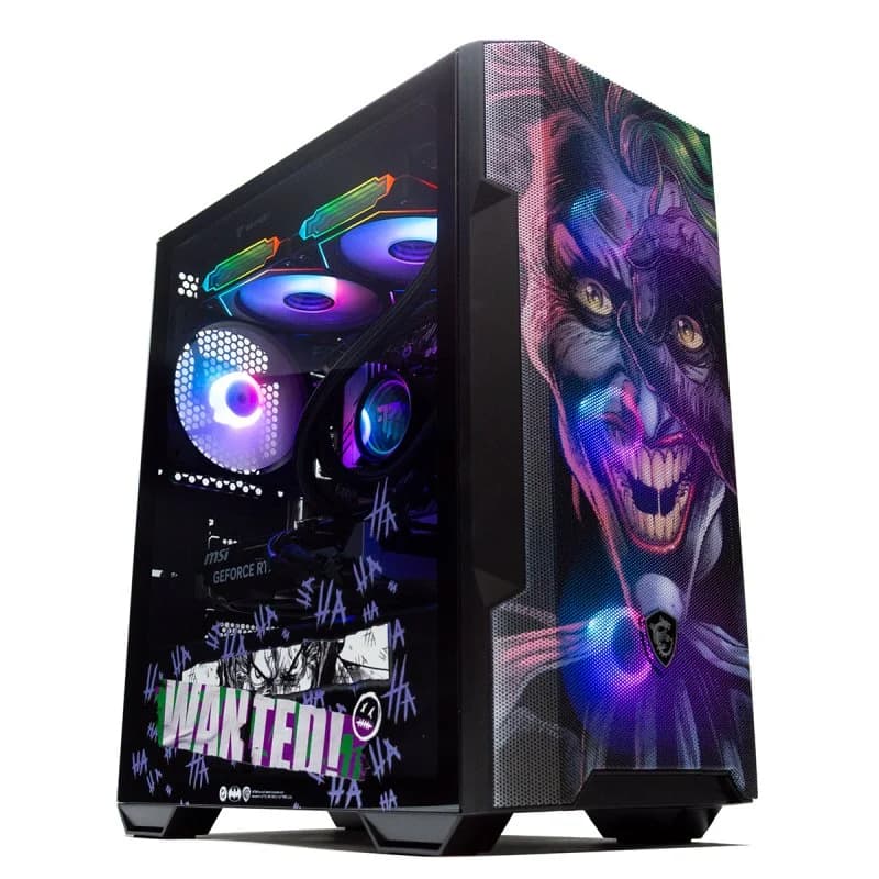 MSI MAG FORGE M100R Tempered Glass USB 3.2 ARGB Schwarz - Joker II Edition von PcCom