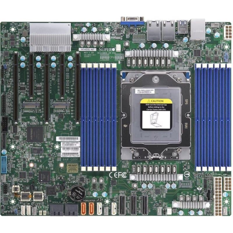 Mainboard Supermicro MBD-H14SSL-NT-B SP5 DDR5 ATX 12x DIMM 3000GB 10GbE USB 3.0